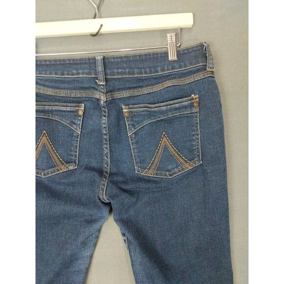 DELIA'S DOLLS KILL Morgan‎ Jeans SZ 14 Straight Leg Blue Dark Wash Casual - Picture 3 of 13